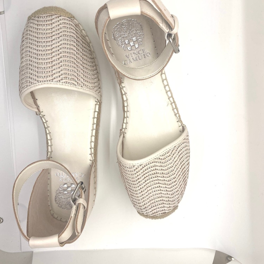 Vince Camuto Brilesha platform ankle straps Imported Women's Shoes sz 8 - Picture 2 of 6